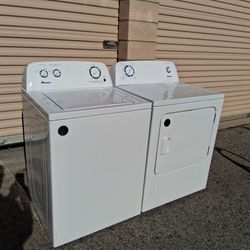 Amana Matching Set Washer And Gas Dryer Excellent Working Condition