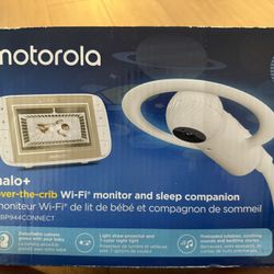 Motorola Halo+ Deluxe Video Baby Monitor Set New In Box