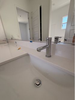 Moen align chrome one- handle high arc bathroom faucet