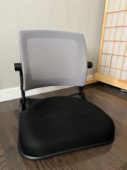 Floor chair with Back Support - Japanese Legless Seat