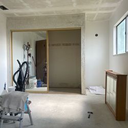 8 Foot Mirror Closet Sliding Doors