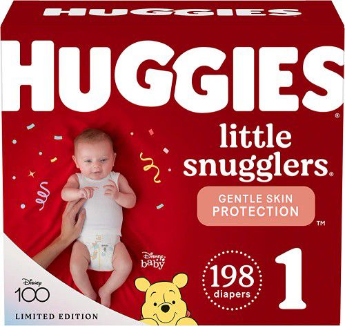 Huggies Box Of Diapers, Multiple Sizes Also Pampers Brand 