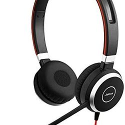 Jabra Evolve 40 Professional Wired Headset, Stereo, MS-Optimized – Telephone Headset for Greater Productivity, Superior Sound for Calls and Music, 3.5