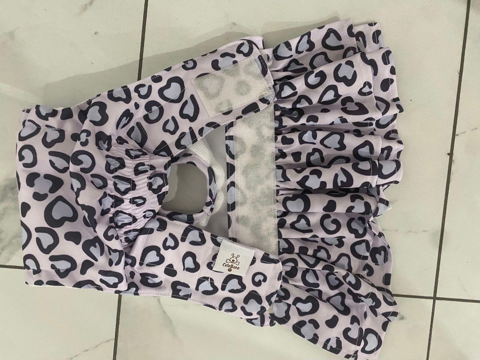 CuteBone Female Dog Diaper Skirt Reusable Puppy Dress Size M