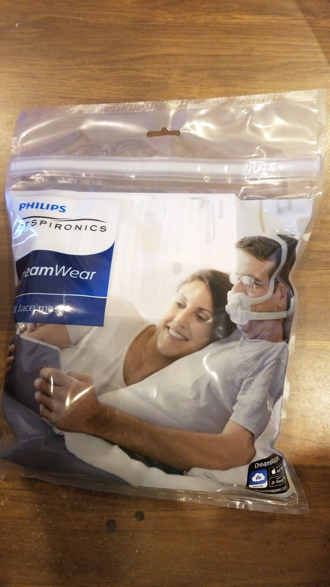Phillips Respironics Dreamwear full face fitpack cpap mask with headgear
