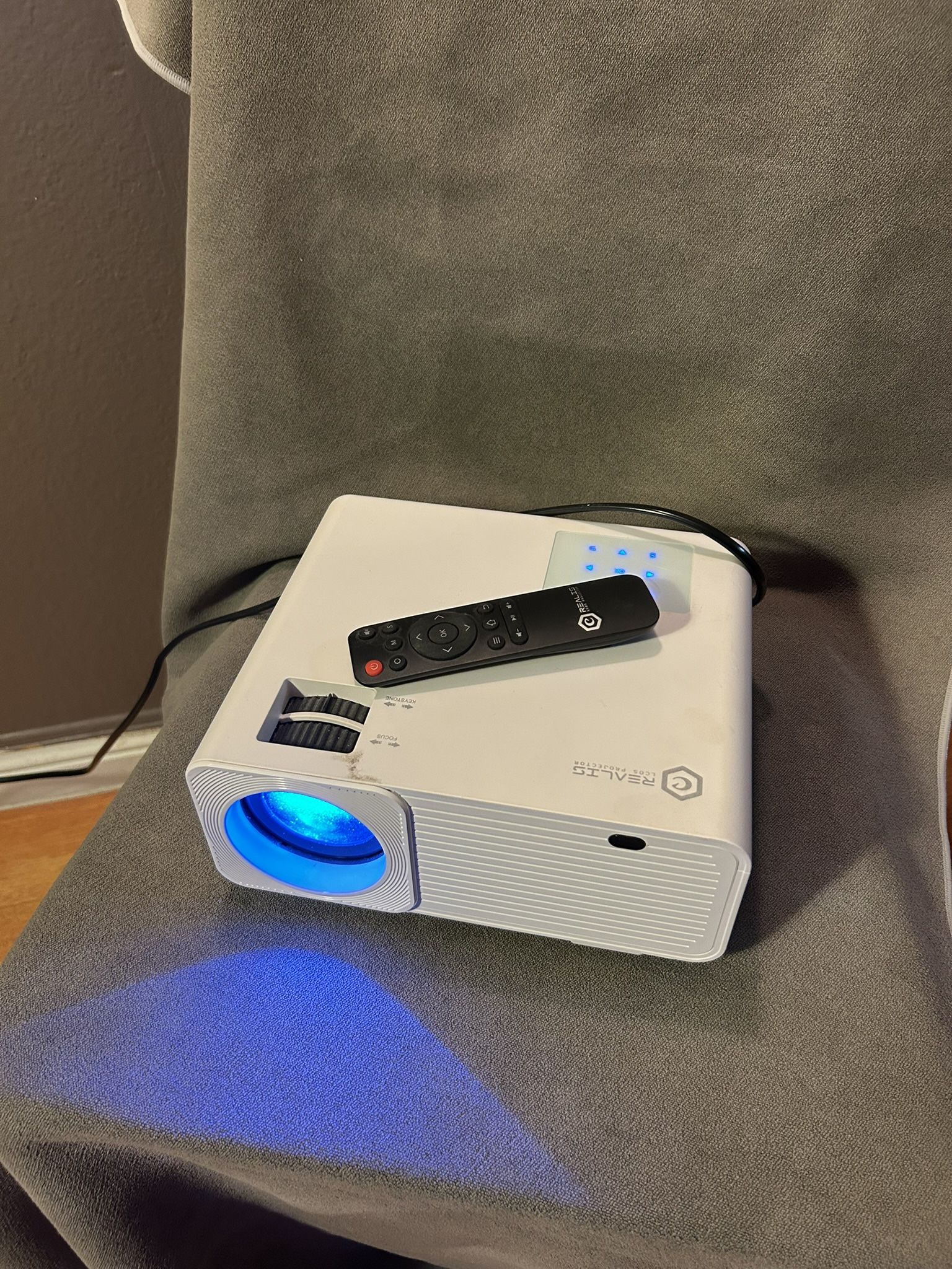 4K Projector with HDMI port for Fire or Roku stick