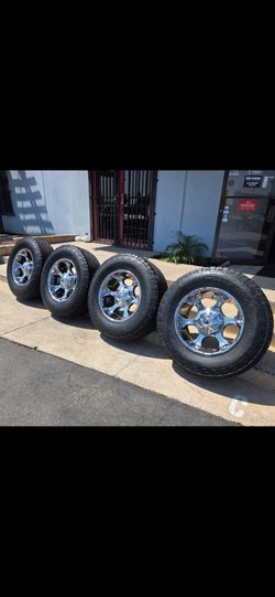 20" FUEL rims w/ 37" Nitto tires. $325 for all