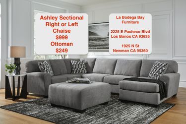 New Ashley Sectional Right or Left Chaise