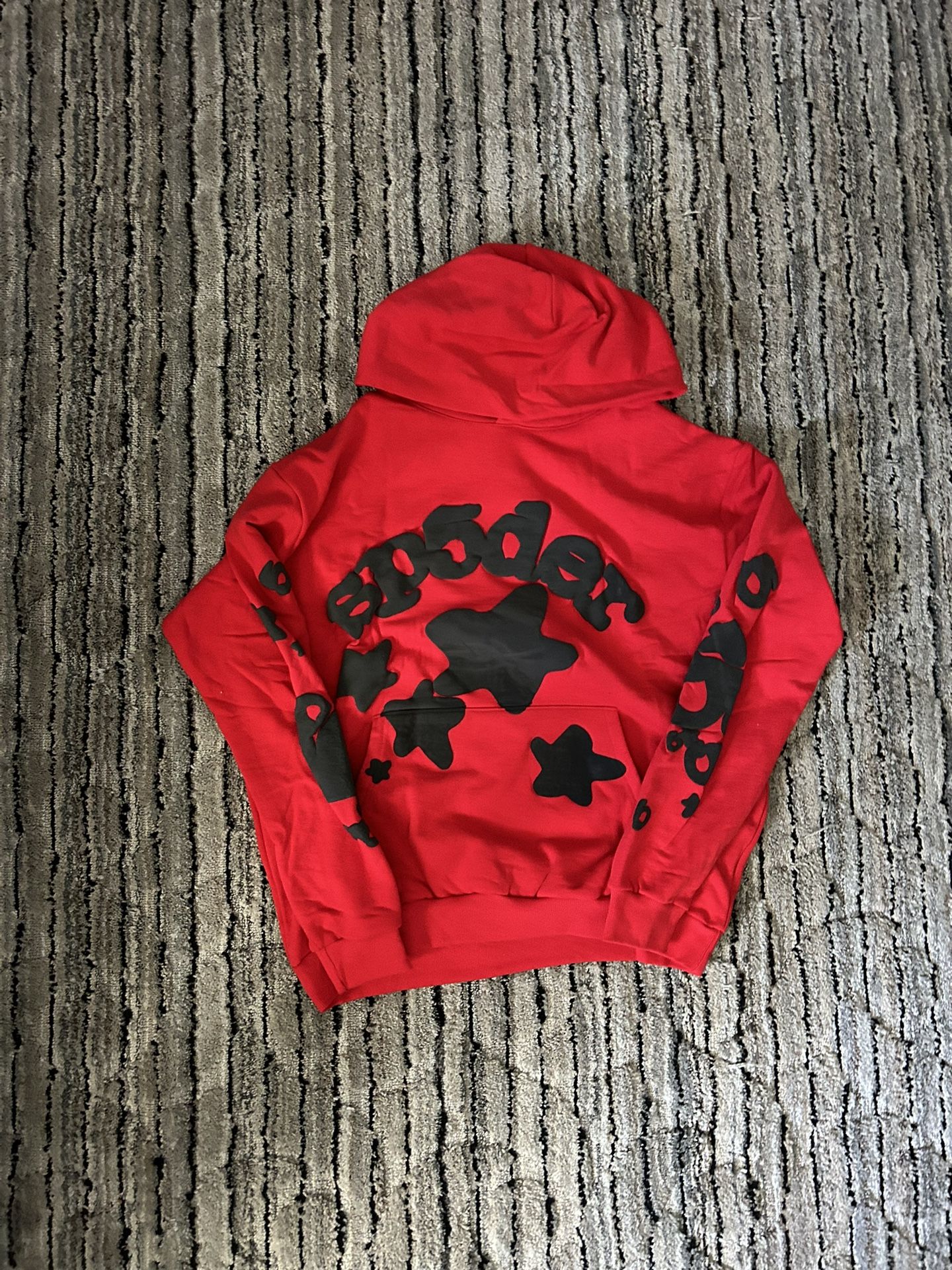 Spider Hoodie Beluga Red