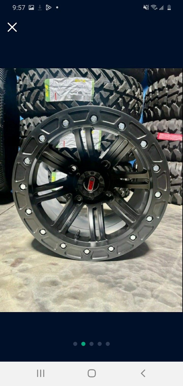 Can am X3 14x10 4x137 Beadlock Rims & 30x15-14 Sand Paddle Tires (New ...