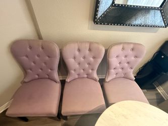 Set of 3 Z Gallerie Dining Chairs