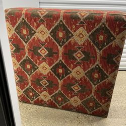 Large Color Square Ottoman
