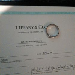 Tiffany Platinum Ring