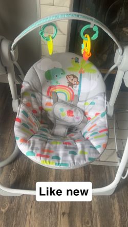 Bright Starts Baby Swing – Like New Barely used Bright Starts baby swing. Used only a few times for a few minutes. Clean, from a smoke-free home, and