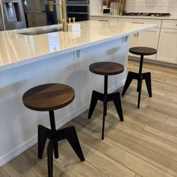 CB2 Modern Industrial Stools