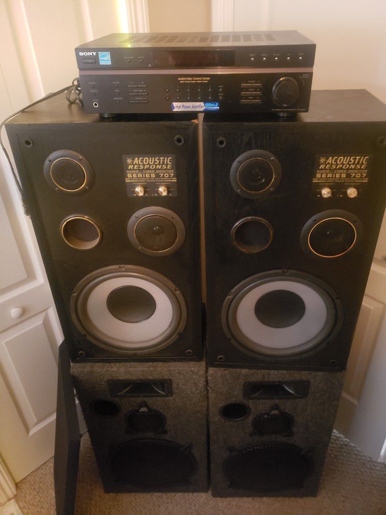  12 inch Speakers (6) Plus 200 Watt Sony Amplifier