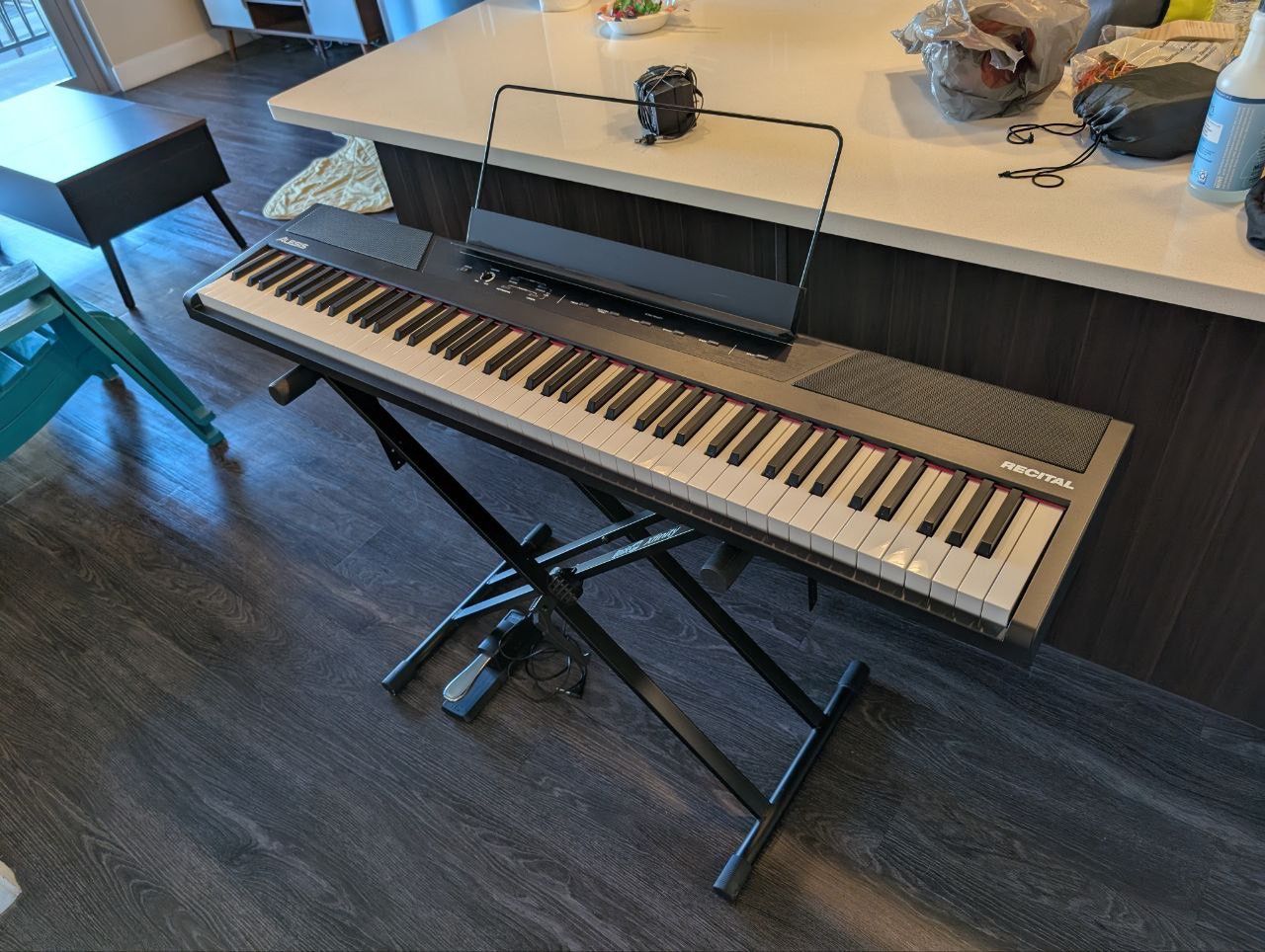 88 Key Digital Piano Keyboard with Semi Weighted Keys