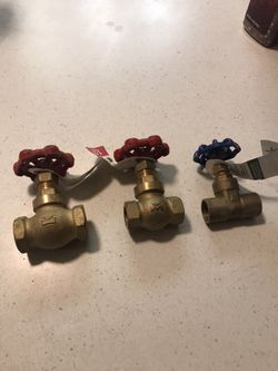 Three Gate Valves