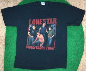 Lonestar - “Mountains” Tour - Black T-Shirt - Large