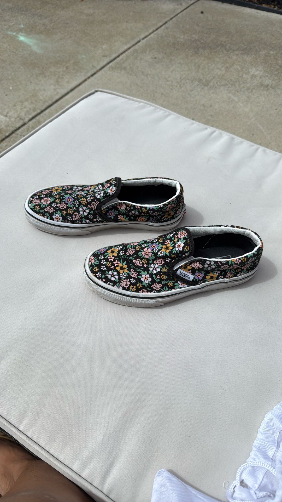 Vans Girls Flower Slip-Ons