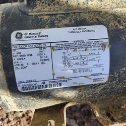 GE Motors & Industrial Systems AC Motor, model 5KCR48TN2351X, 2HP