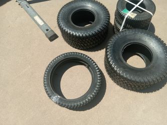 Dirtbike  tires...and Lawnmower...tires
