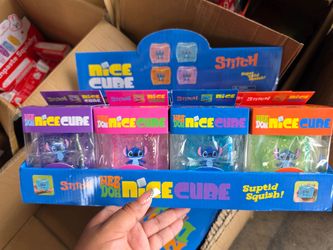 Stitch squishy cube