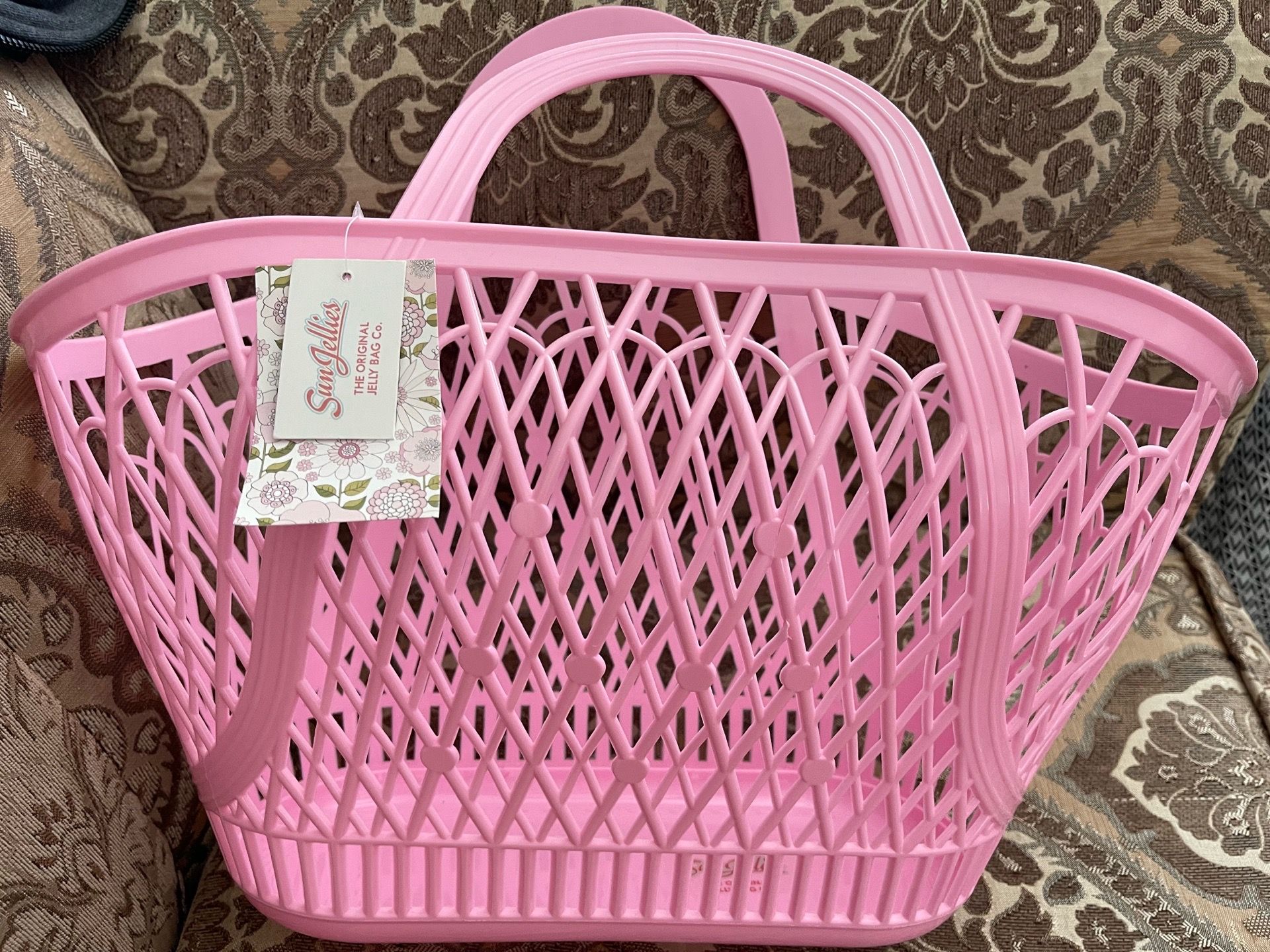 Jelly Bag SunJellies Pink Basket Handbag