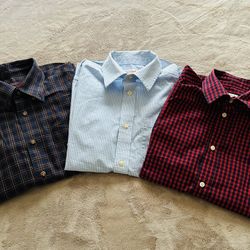 Button Up Boys Shirts 
