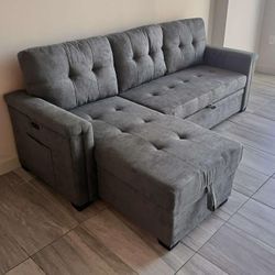 Brand Sleeper Sectional Sofa / Sofá Cama Seccional Nuevo a Estrenar...Fast Delivery 🚚 