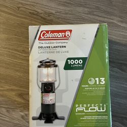 Coleman Deluxe Propane Lantern + NEW 4-Pack Mantles