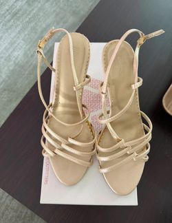 Gold Gaby strappy sandal