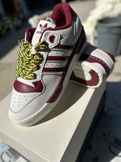 ADIDAS RIVALRY "WHITE MAROON YELLOW"