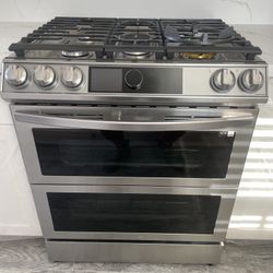 Samsung Flex Duo Gas Electric Stainless Steel Rang