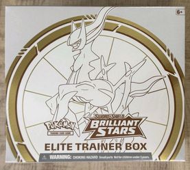 Pokémon Sword Shield Brilliant Stars Elite Trainer Box ETB New Sealed