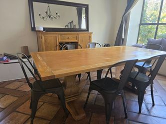 Dining Table and Buffet Server/Console