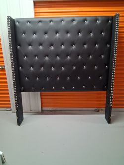 Used queen size bed frame and pillow top mattress