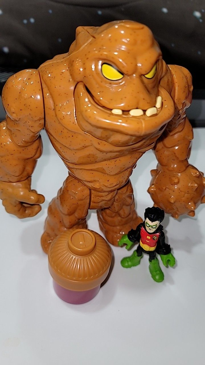 Fisher-PriceĀ® Imaginext DC Super Friends Oozing Clayface & Robin Action Figure Set