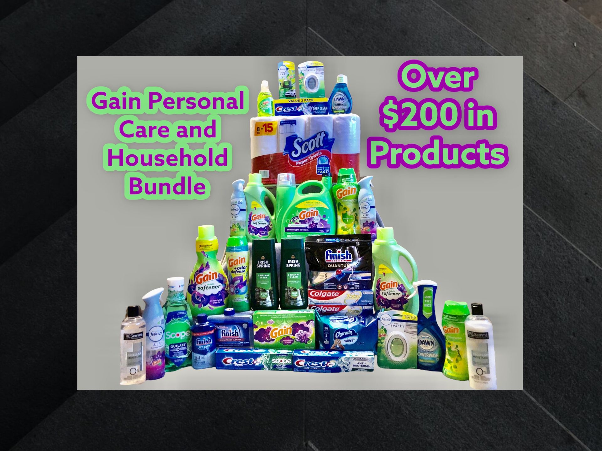 Gain Household And Personal Care Bundle