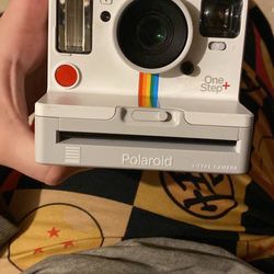 Old Model) Polaroid OneStep+ White (9015) Bluetooth Connected Instant Film Camera