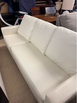 White Sofa - 72” x 27”