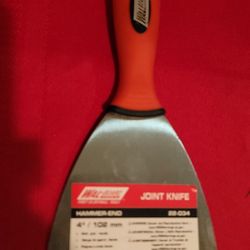 Wal-Board Tools 4-inch Hammer-End Joint Knife, model number 22-034. 