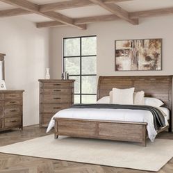 Brand New Brown 4pc Queen Size Bedroom Set