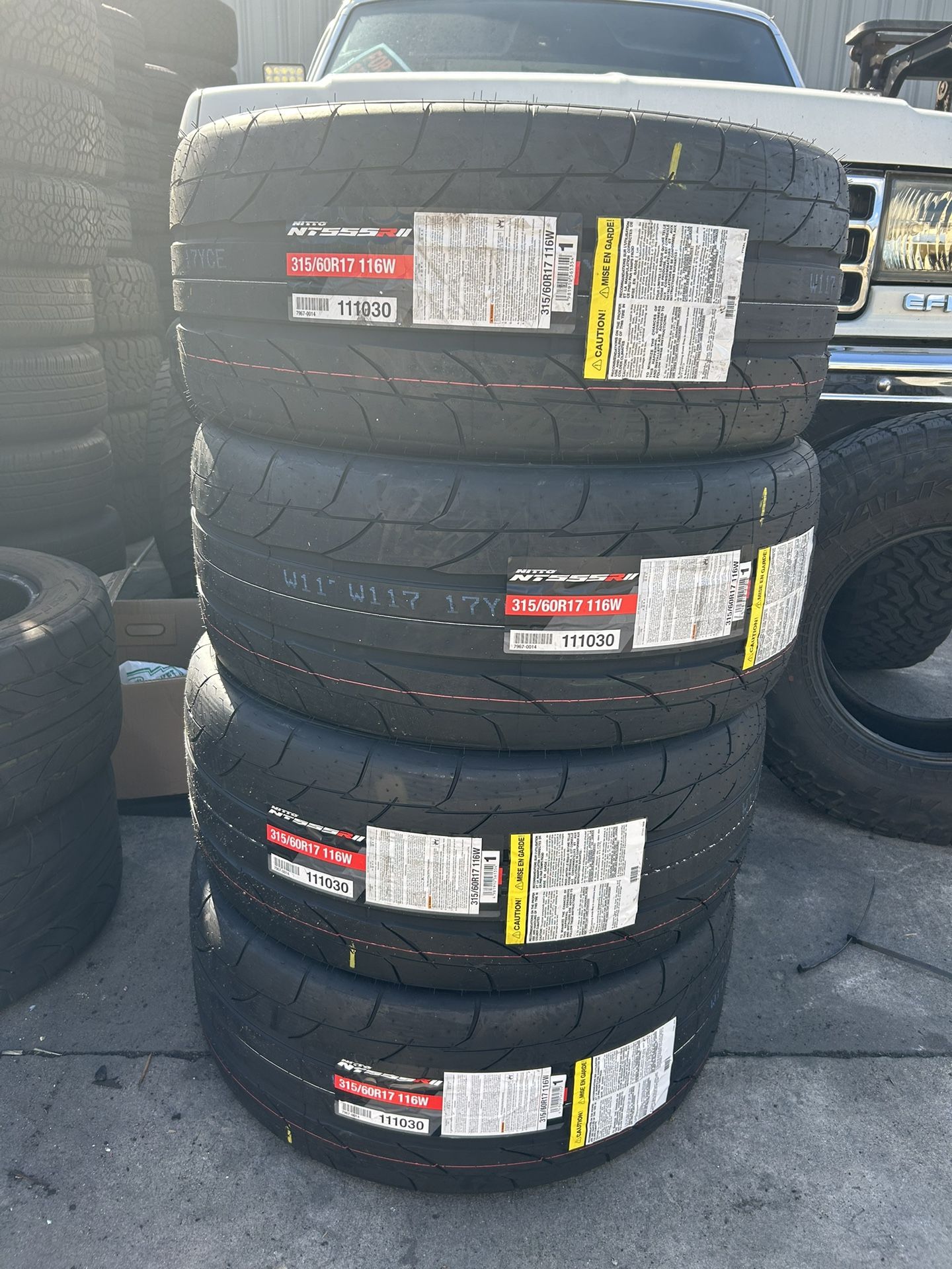 NITTO NT555Rll 315/60R17/SL Price$380 Each