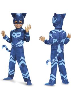 Catboy Costume for Kids, Official PJ Masks Costume Jumpsuit