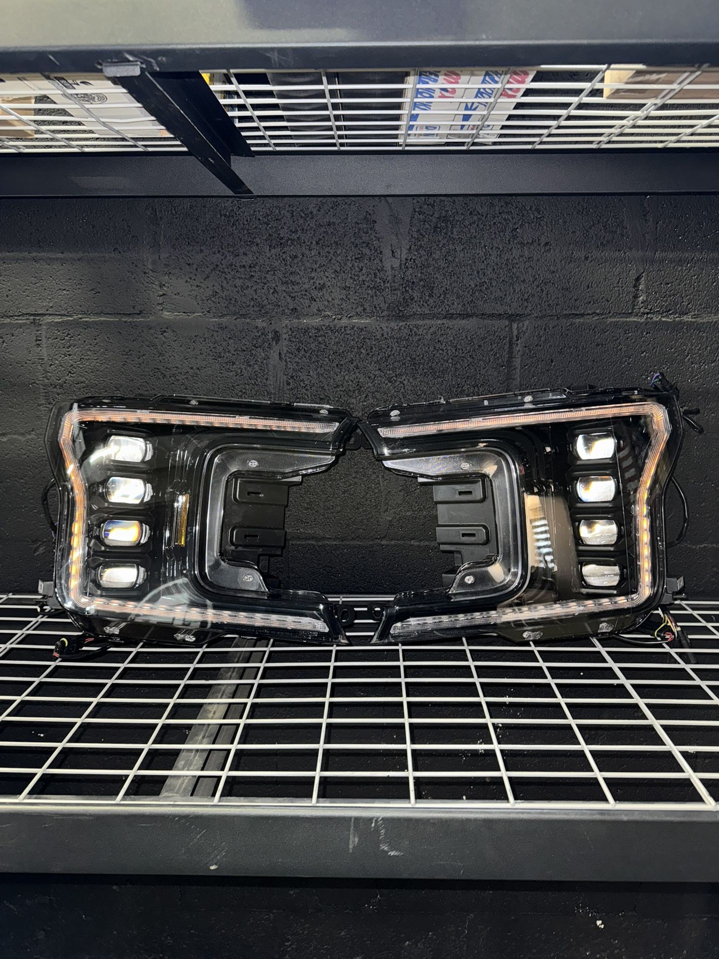 2018 - 2020 F150 - Morimoto XB LED Amber DRL Headlights