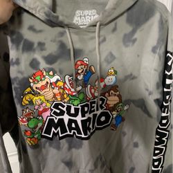 Super Mario Large Tie Dye Hoodie
