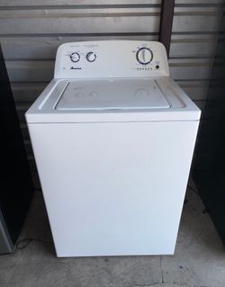 White Amana Washer