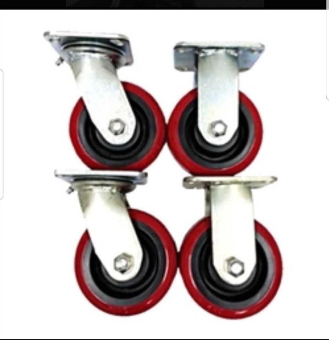 Heavy Duty Tool Box Casters, 5x2