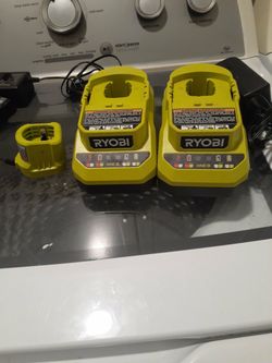 RYOBI ONE+ 18V Lithium-lon Battery Chargers (Model